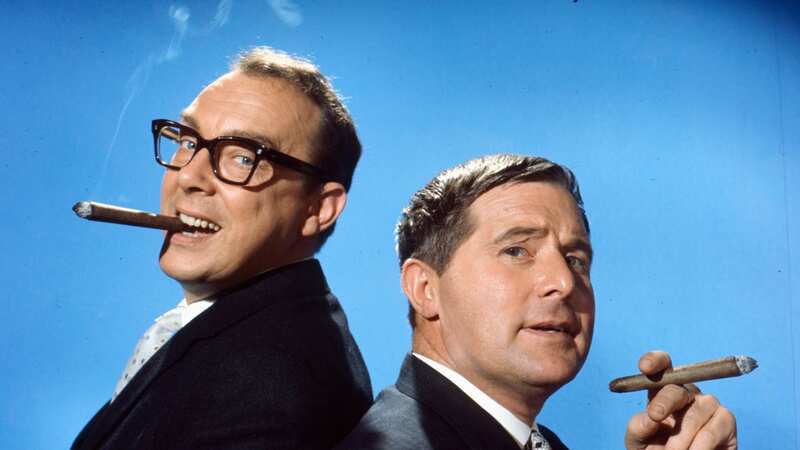 Comedians Eric Morecambe and Ernie Wise broke viewing records at Christmas (Image: Popperfoto via Getty Images)