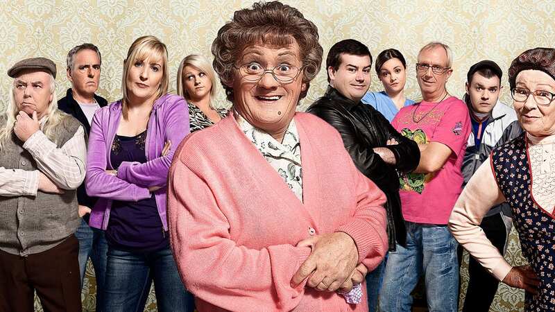 The whole cast of Mrs Brown