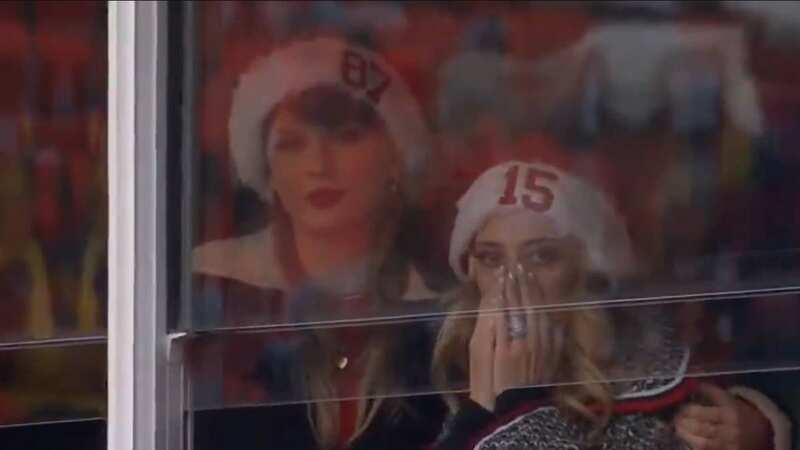 Taylor Swift comforted Brittany Mahomes in the Kansas City Chiefs box (Image: No credit)