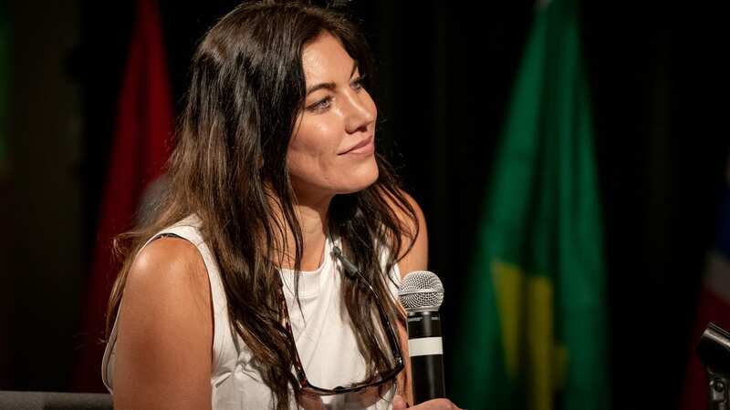Hope Solo has become a Homeless World Cup champion in her second year working with the tournament (Image: ANITA_MILAS)