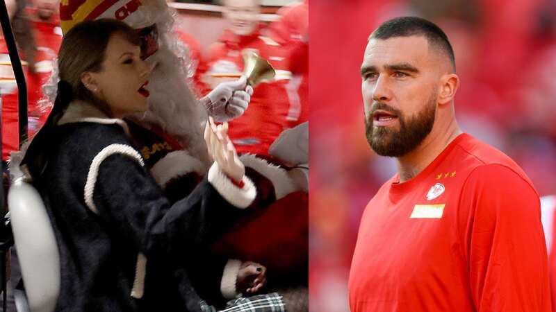 Travis Kelce and the Raiders had a tough Christmas Day against the Chiefs (Image: No credit)
