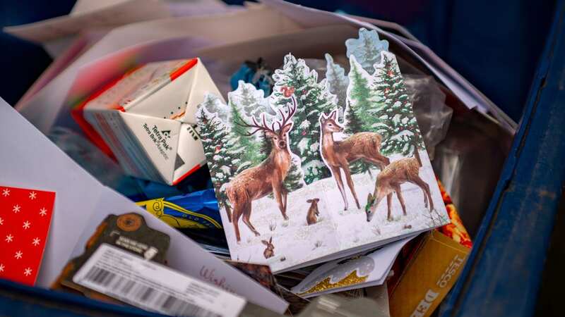 Not all wrapping paper and Christmas cards can by recycled (stock photo) (Image: Getty)