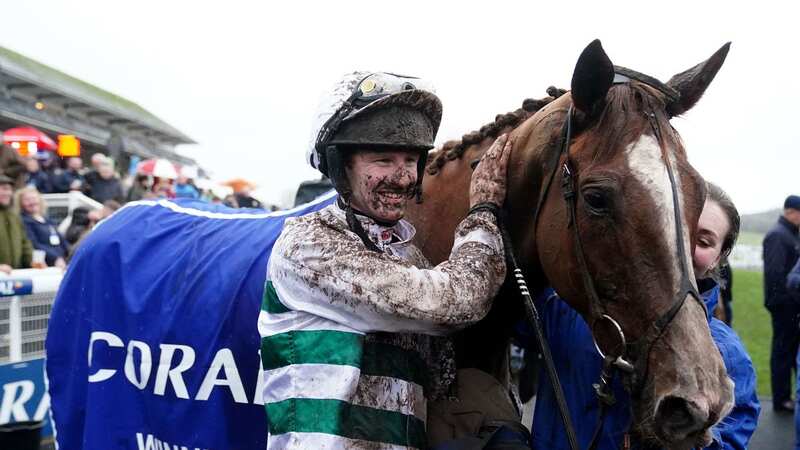 Caoilin Qunn with Welsh Grand National winner Nassalam (Image: PA)