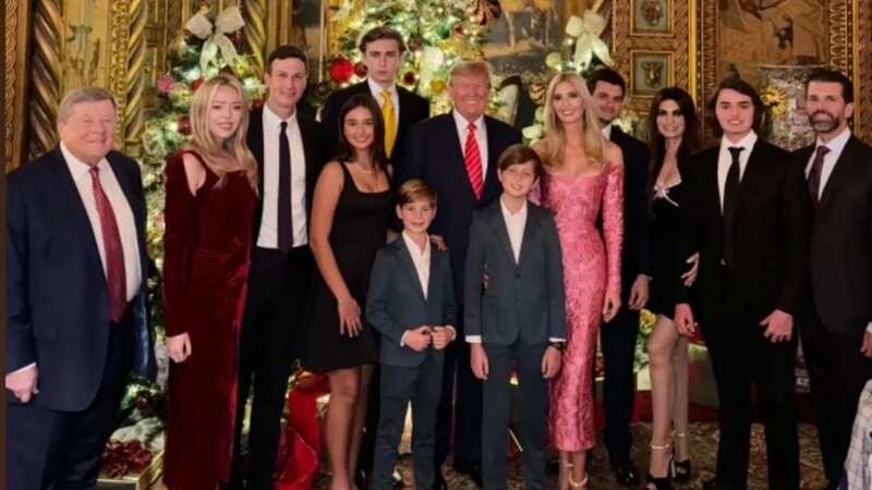Melania Trump was notably absent from a Trump family Christmas photo this year that was posted to Instagram by Donald Jr.