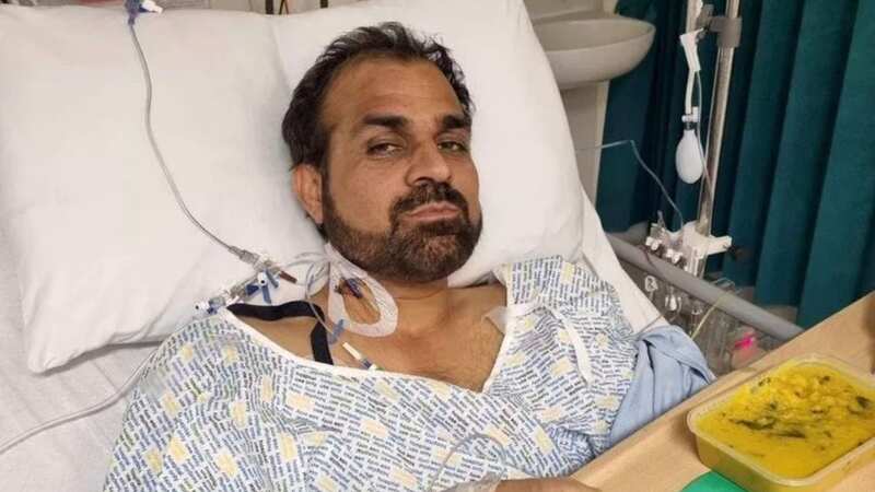 Yasir Masood in hospital