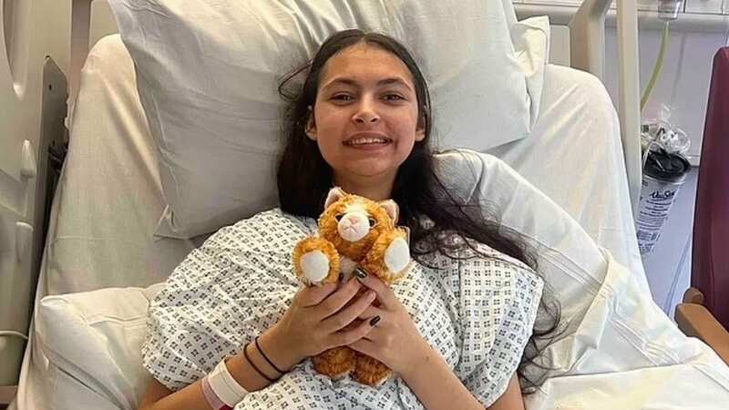 Antonia, who is a student, remains in hospital (Image: GoFundMe)