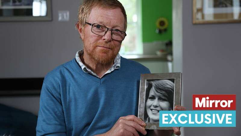 Richard Lamplugh holding photograph of his sister Suzy (Image: Channel 5)