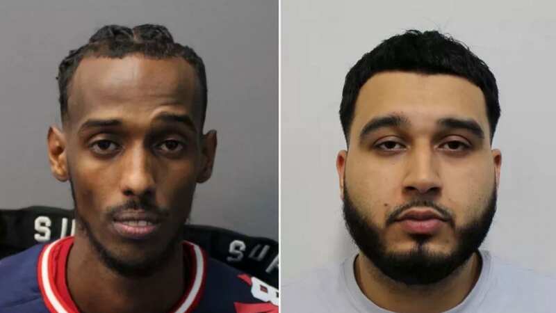 The two crack dealers - Abshir Ahmed, 31, of MacFarlane Road, and his accomplice Yasir Huqoqi, 26, from Becklow Road (Image: police handout)