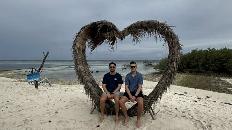 Oskar Kappland and Dan Goz jetted off to the Maldives on holiday (Image: No credit)