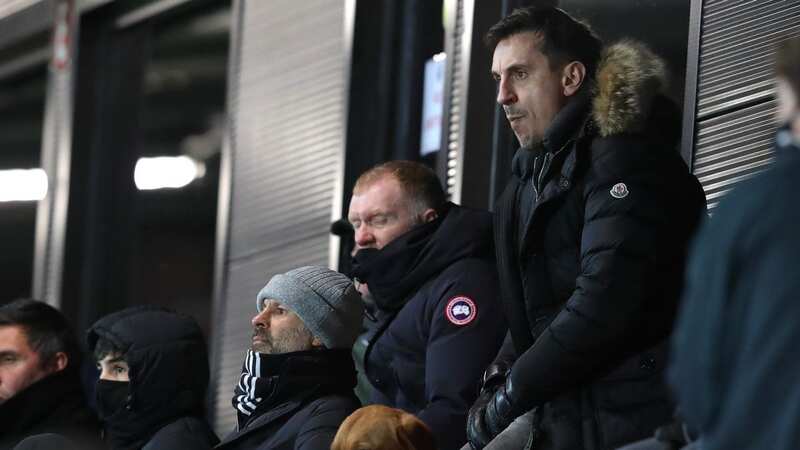 Salford co-owners Ryan Giggs, Paul Scholes and Gary Neville are seeking another new manager (Image: Alex Livesey/Getty Images)