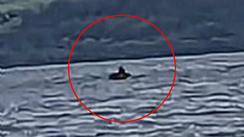 A sighting of an object in Loch Ness made on August 17 this year (Image: Jam Press / The Official Loch Ness Monster Sightings)