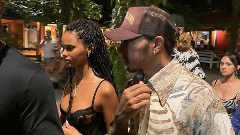 Lewis Hamilton romance rumours as F1 star parties with Kanye West