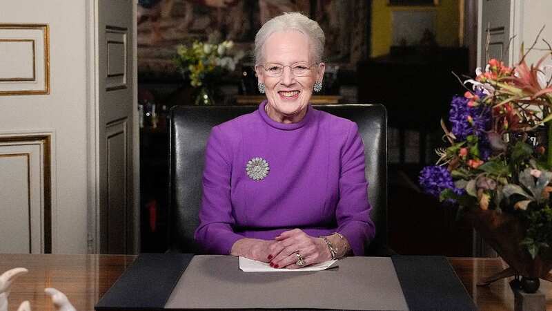 Queen Margrethe II of Denmark, pictured during her speech where she announced her abdication (Image: Ritzau Scanpix/AFP via Getty Ima)