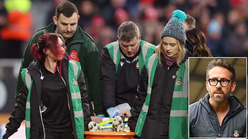Ryan Reynolds sent well-wishes to the Barrow players who suffered head injuries in Wrexham