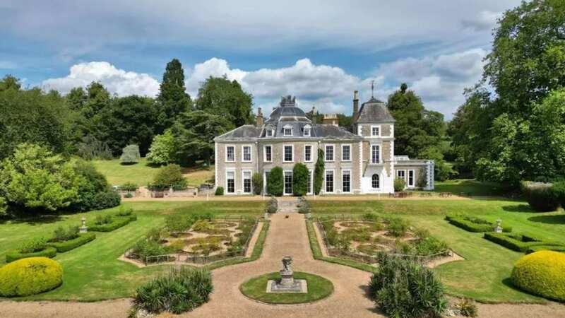 The outside of the 28-0bedroom home known as the mini-Versailles of Kent (Image: mediadrumimages / @Savills)