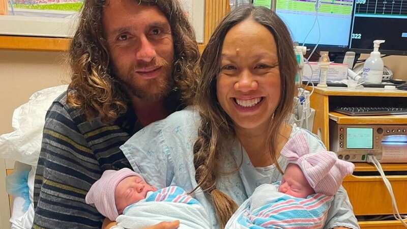Sara McGuigan Quintino and Pedro Quintino wanted to share their joy with the world, after they had two healthy twins delivered on different days (Image: Sara McGuigan Quintino and Pedro Quintino)