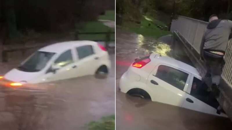 Hero jumped into floodwater when he heard mum screaming 