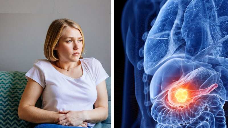 An early warning sign of pancreatic cancer can be pain in your back or abdomen. (Image: Getty)