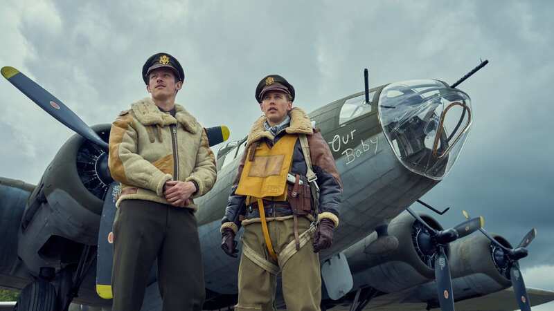 Callum Turner and Austin Butler in WWII drama Masters of the Air (Image: Apple TV+)