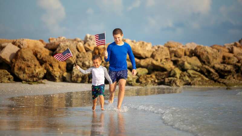 Children are most keen to travel to the USA this year - followed by Spain, and staying in the United Kingdom (Image: The Palmer/Getty Images)
