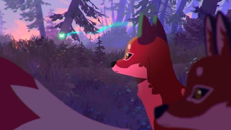 Endling tells the story of a fox trying to survive through deforestation as she protects her cubs. (Image: Herobeat Studios)