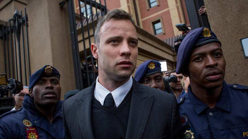 Oscar Pistorius was sentenced to 13 years and five months for murdering girlfriend Reeva Steenkamp (Image: Getty Images)