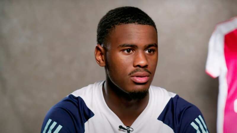 Jorrel Hato has emerged as a transfer target for Arsenal (Image: AFC Ajax)