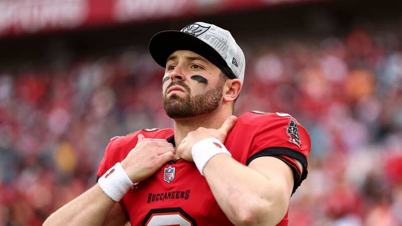 Baker Mayfield is nearing the end of his first season with the Tampa Bay Buccaneers (Image: Kevin Sabitus/Getty Images)