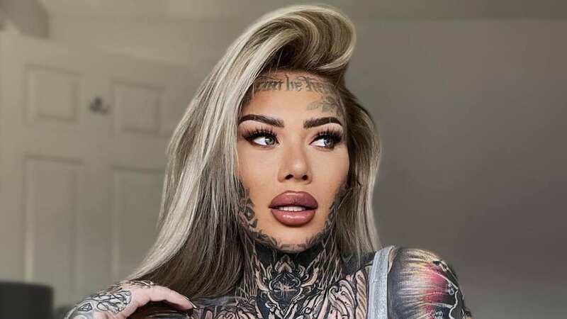Becky Holt has spent thousands of pounds on covering her body with tattoos (Image: becky_holt_bolt/Instagram)