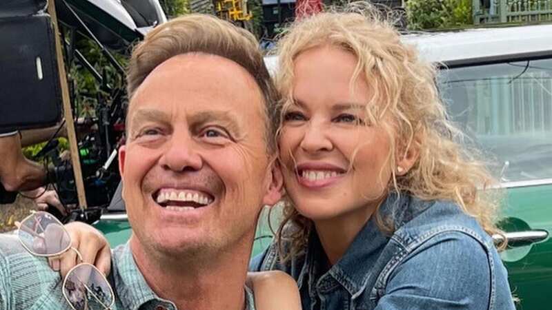 Kylie Minogue and Jason Donovan were young loves on Neighbours and sparked a romance away from cameras (Image: Instagram/ @kylieminogue)