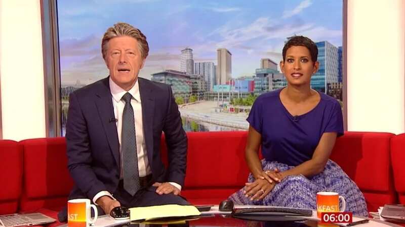 Charlie Stayt was missing from BBC Breakfast today (Image: BBC)