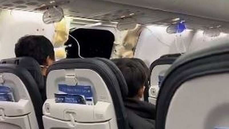 Plane window explodes mid air ripping off child