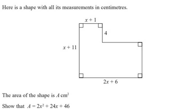Parents struggled to answer this GCSE maths question