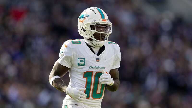 Tyreek Hill of the Miami Dolphins appeared eager to put the harrowing ordeal of a fire at his family home behind him (Image: Michael Owens/Getty Images)