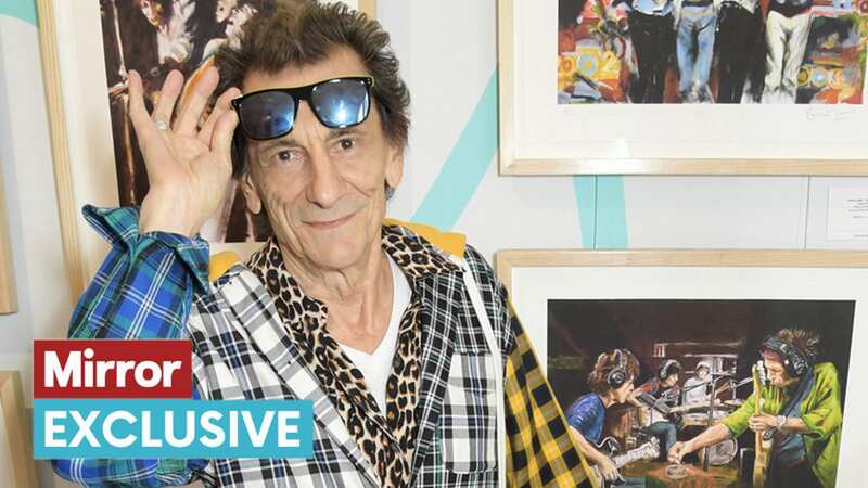 Ronnie Wood at a gallery in Carnaby Street (Image: Dave Benett/Getty Images)