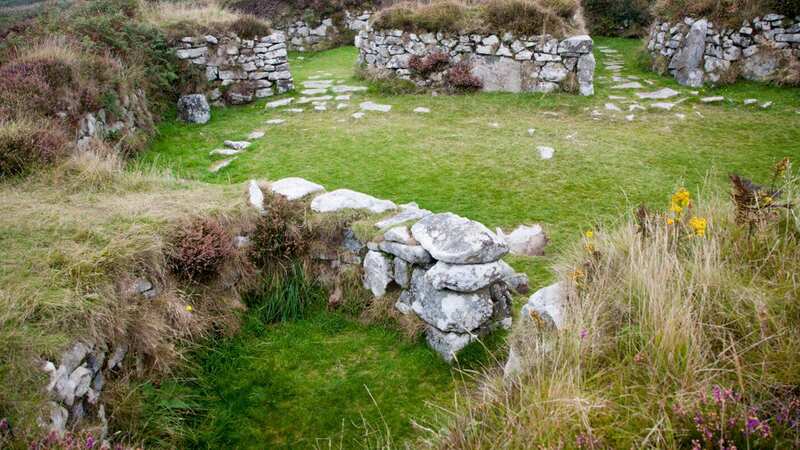 Chysauster housed around 70 Celtics who were left alone by Roman invaders (Image: Universal Images Group via Getty Images)