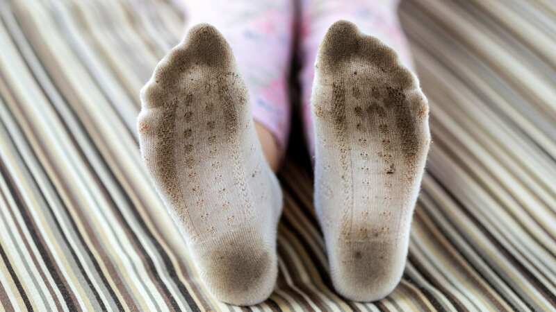 The mum was after some advice to get white socks clean again (stock photo) (Image: Getty Images/iStockphoto)