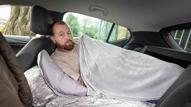 Brave homeless father wades through flood to save 