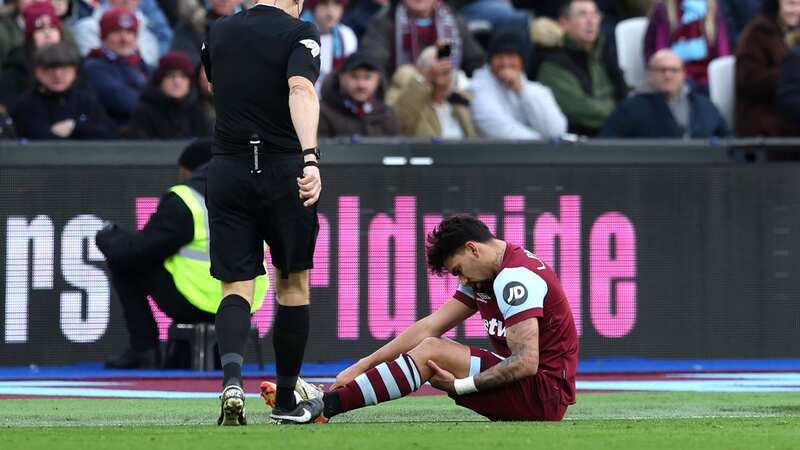 Lucas Paqueta came off early in West Ham