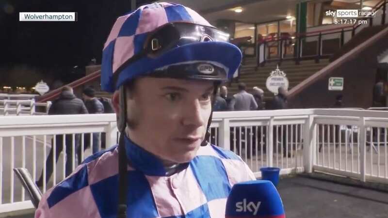 Jockey Callum Shepherd has called for Sunday evening races to be scrapped (Image: @AtTheRaces)