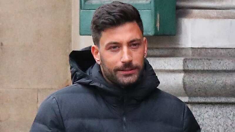 Pensive Giovanni Pernice took a break from rehearsals this afternoon