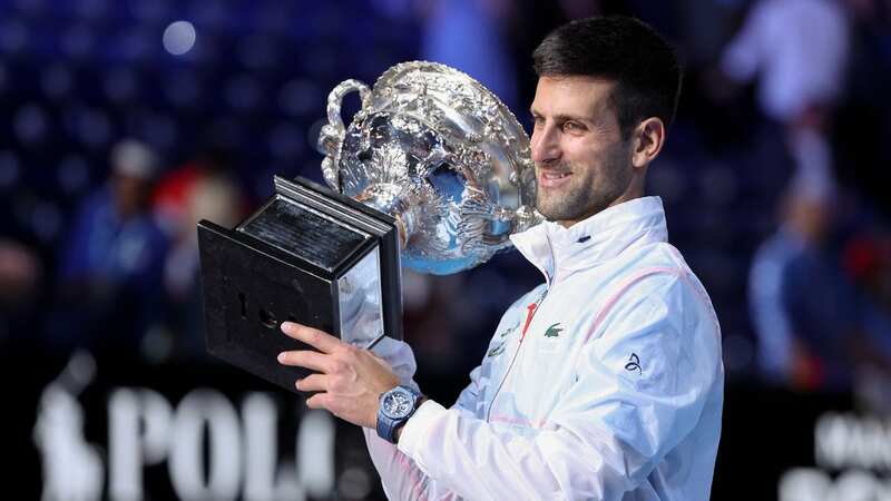 Novak Djokovic won the Australian Open for the 10th time in January (Image: Getty Images)
