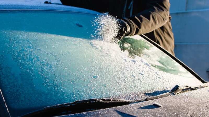 You can defrost a windscreen using household items (stock photo) (Image: Getty Images/iStockphoto)