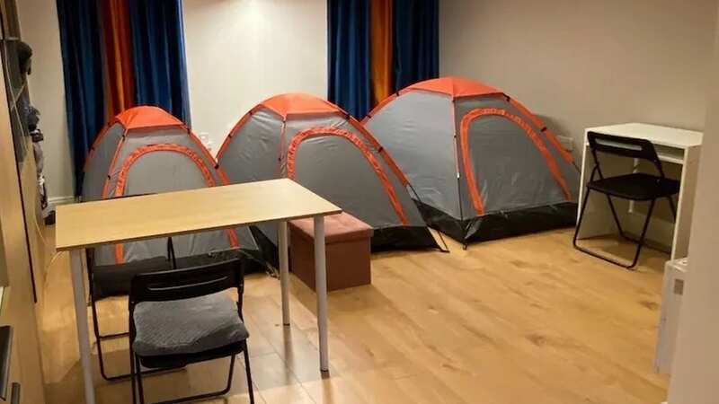 The tents available to rent in London (Image: Jam Press/Airbnb)