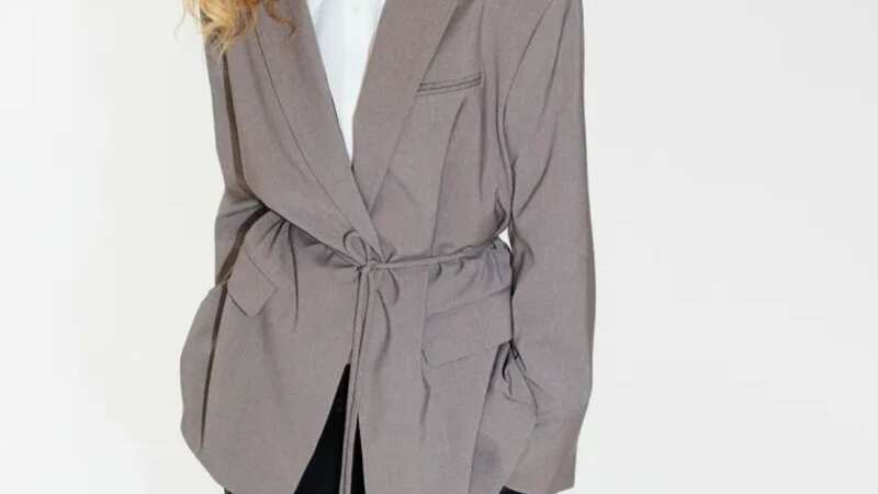 The chic blazer is selling out fast!