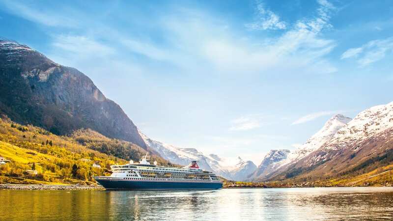 Exploring the Norwegian Fjords came in third - with cruises being a great way to do so (Image: Fred. Olsen Cruise Lines)