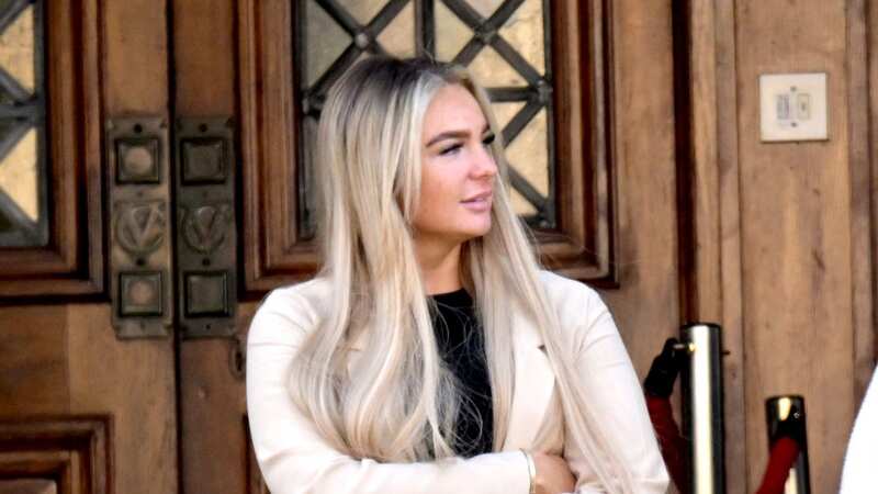 Megan Breen appeared at Cardiff Crown Court charged over an alleged affair with a prison inmate (Image: WALES NEWS SERVICE)