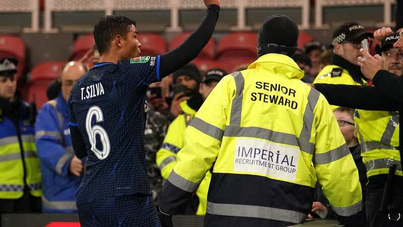Thiago Silva apologises to Chelsea fans after the defeat at Middlesbrough. (Image: PA)