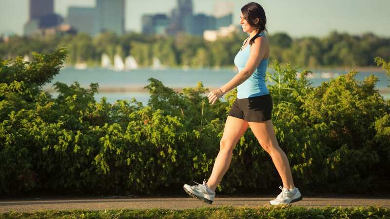 Upping your step count could help you shed weight this year (stock photo) (Image: Getty Images)