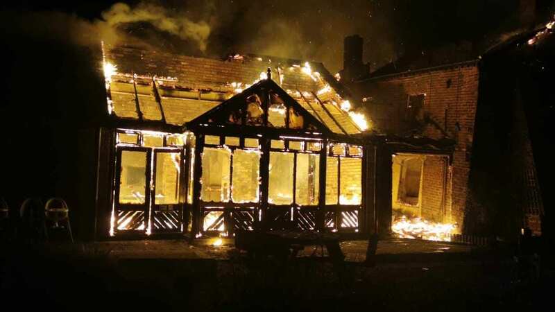 The blaze destroyed Crooked House in the summer (Image: BPM Media)